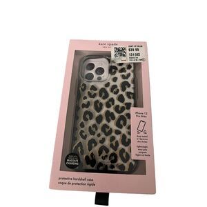 COPY - Kate Spade Leopard iPhone 12 ProMax case!! Classic style but also tending